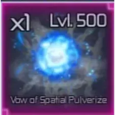 VOW OF SPATIAL PULVERIZE / GOJO'S VOW | JUJUTSU INFINITE