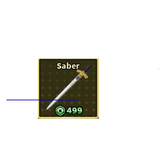 Sailor Piece - Saber (499R)