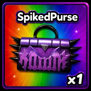 BADDIES SPIKED PURSE
