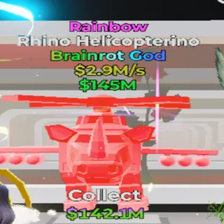 Rhino Helicopterino Rainbow