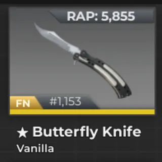 ★ Butterfly Knife: Vanilla (Factory-New) | Blox Strike | Cheap/Fast Delivery