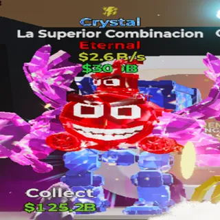 Fortnite Steal the Brainrot Crystal La Superior Combinacion 2.6B/S