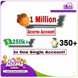 1 Million Acorns Account Adopt Me