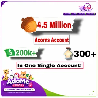 4.5 Million Acorns Account Adopt Me