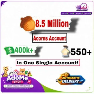 8.5 Million Acorns Adopt Me