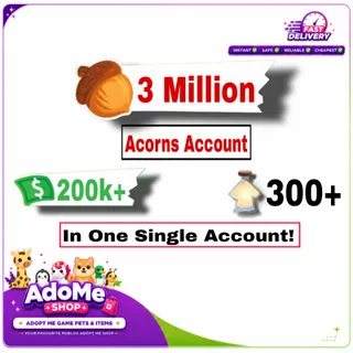3 Million Acorns Account Adopt Me