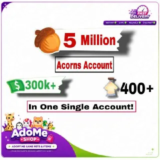5 Million Acorns Account adopt me