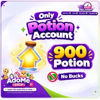 900 Age Up Potion Adopt Me Account