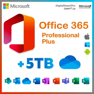 Microsoft Office 365 Professional Plus For 5 Devices, Lifetime