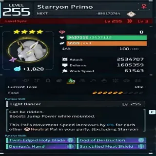 Palworld Starryon Primo