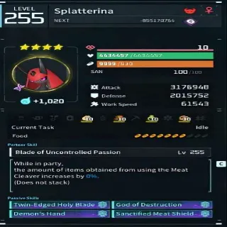 Palworld Splatterina