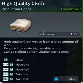 Palworld 1000x High Quality Cloth