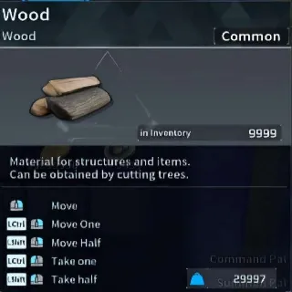 Palworld 9999 wood