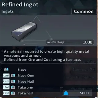 Palworld 1000x Refined Ingot