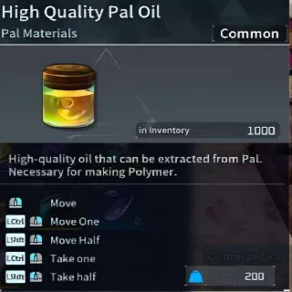 Palworld 1000x High Quality Pal Oil