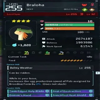 Palworld Braloha