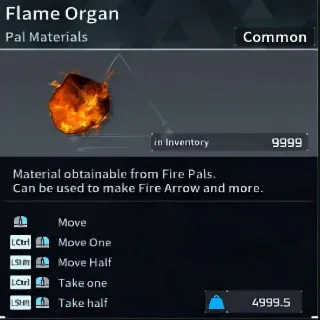 Palworld 9999x Flame Organ