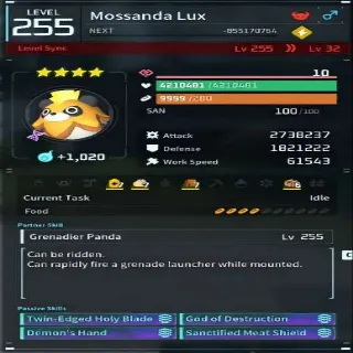 Palworld Mossanda Lux
