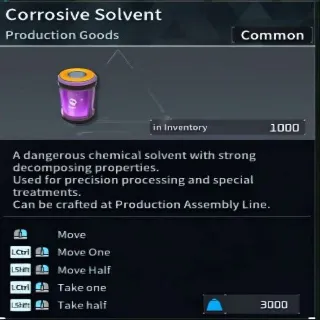 Palworld 1000 Corrosive Solvent