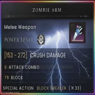 RS DragonWild Modded Zombie Arm