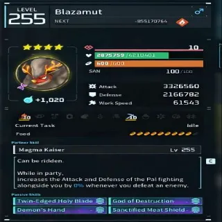 Palworld Blazamut