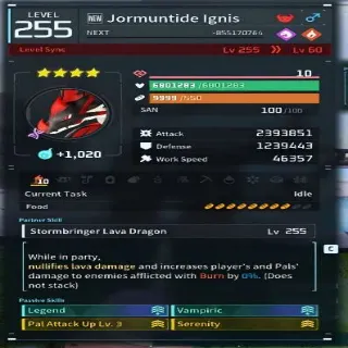 Palworld Jormintide ignis