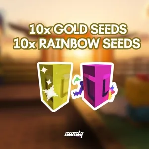 10x GOLD SEEDS + 10x RAINBOW SEEDS