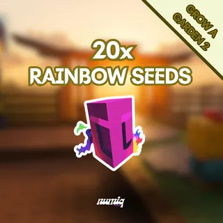  20x RAINBOW SEEDS