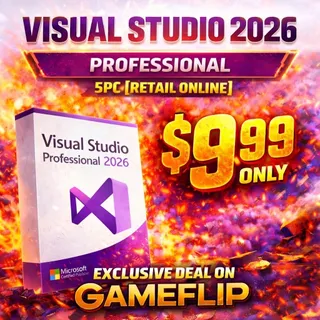 Visual Studio 2026 Professional 5PC [Retail Online]