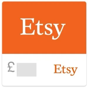 £50 Etsy Gift Card ( 2* 25£ )- UK Redemption 