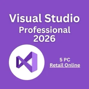 Visual Studio 2026 Professional 5PC [Retail Online]