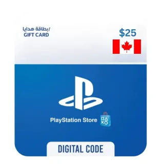 $25.00 CAD PlayStation Store Instant Delivery