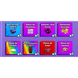 Pack with six Purse skins - Baddies