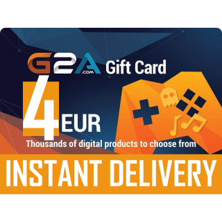 4 Eur G2a Gift Card Key Global Region Free Instant Delivery Other Gift Cards Gameflip