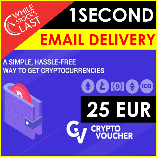 €25.00 Crypto Voucher Bitcoin, Ethereum, Litecoin Key GLOBAL 🔑 Region
