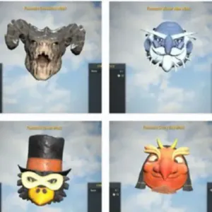 4 rare masks