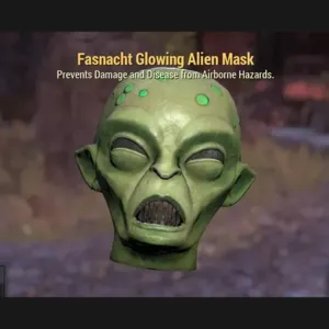 Glowing Alien Mask