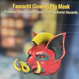 Glowing Pig Mask