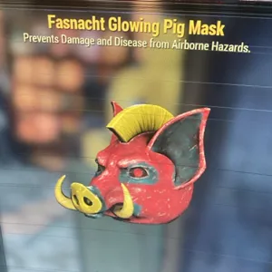 Glowing Pig Mask