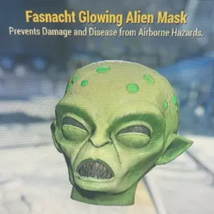 Glowing Alien Mask