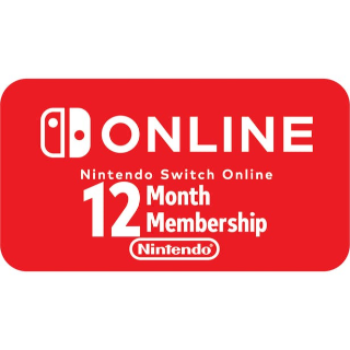 nintendo switch online 12 month family membership