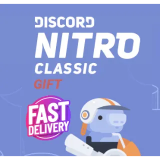 DISCORD NITRO CLASSIC FOR 1 MONTH GIFT