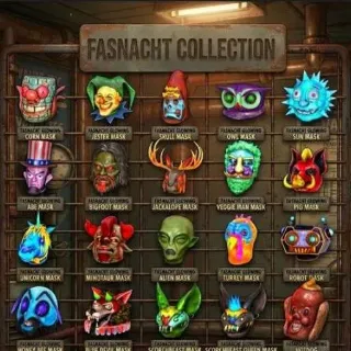 Glowing mask bundle. All Glowings Except Glowing Pitman