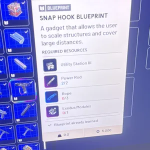 Snap hook Blueprint