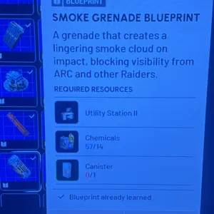 smoke grenade blueprint
