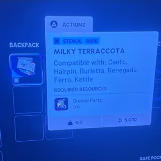 Milky Terraccota Stencil