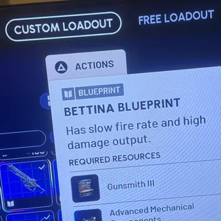 Bettina Blueprint