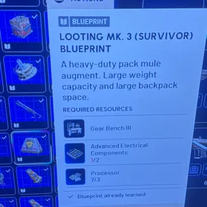 Looting mk3 Blueprint