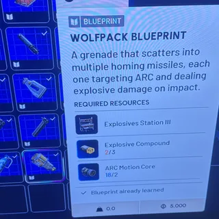 Wolfpack blueprint