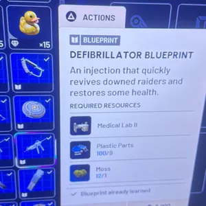 Defibrillator blueprint
